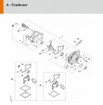 Stihl MS 381 Gasoline Chainsaw Spare Parts